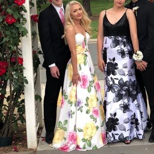 Floral Prom Dress